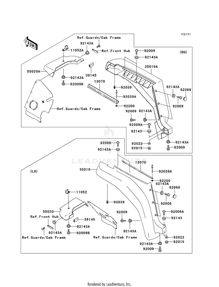 Front Fender(S) Schematic