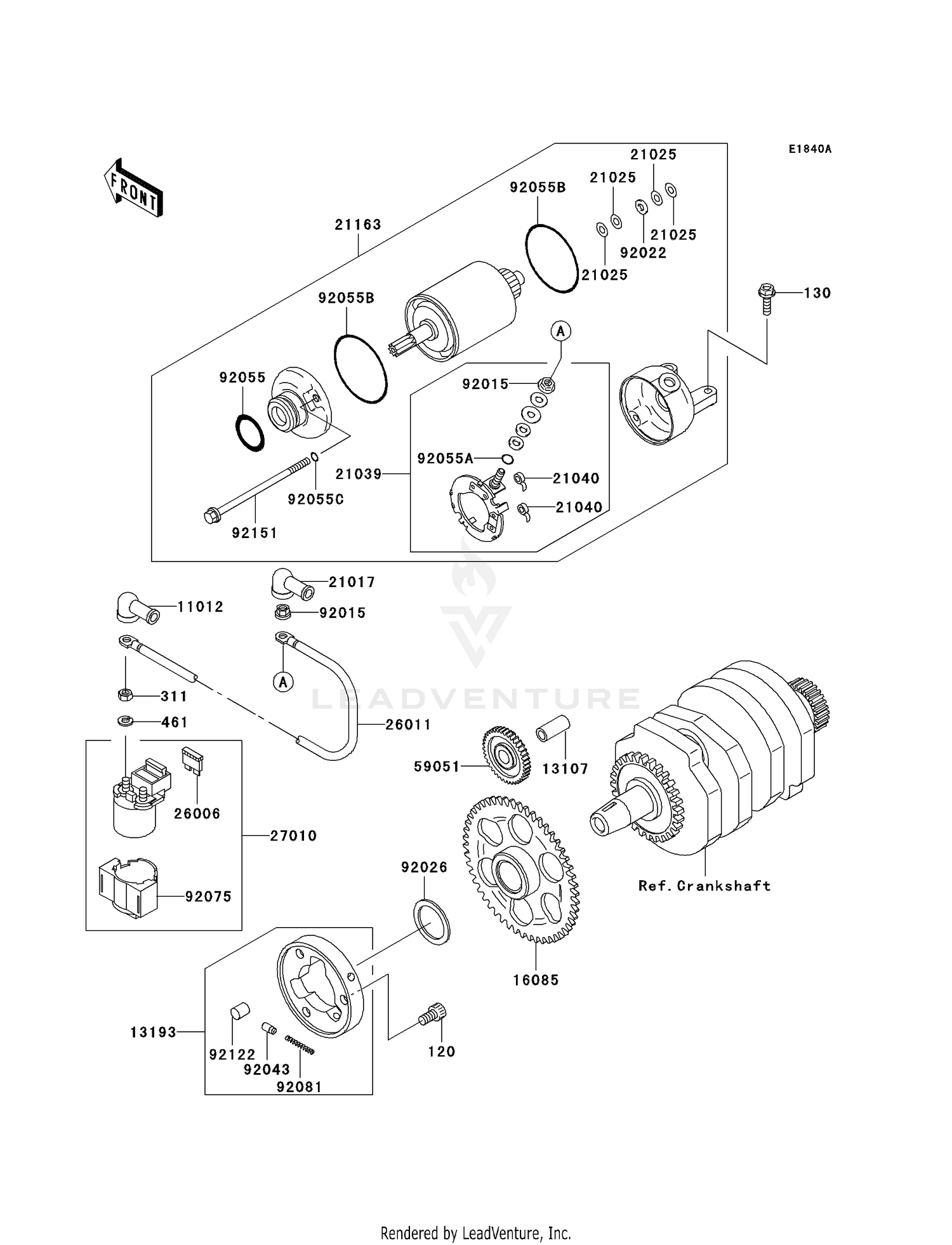 STARTER MOTOR (F17-F19)