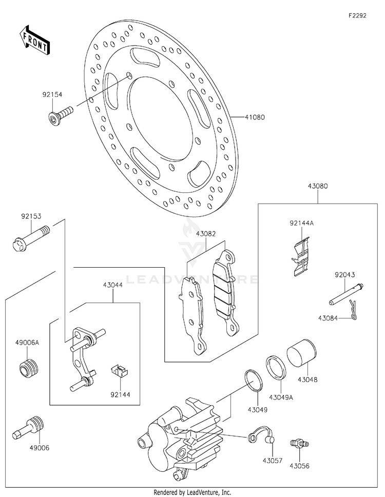 Front Brake Schematic