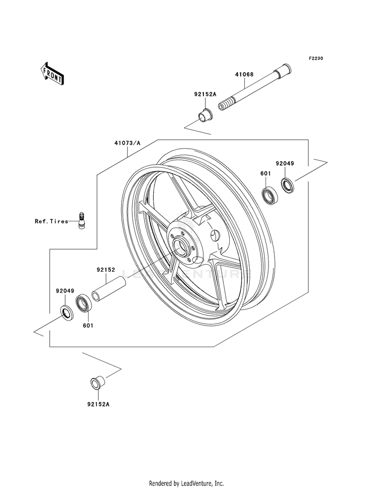 Front Wheel Schematic