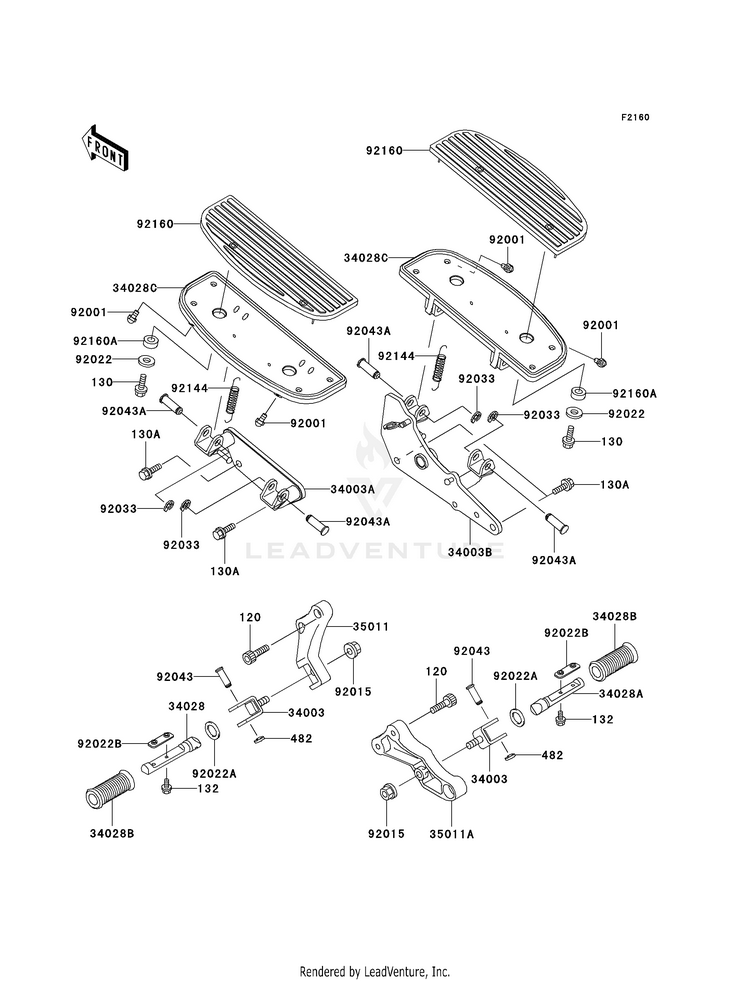 Footrests Schematic