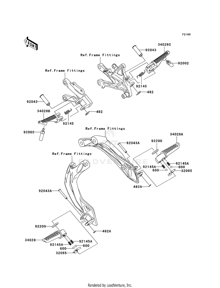 Footrests Schematic