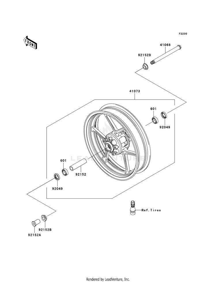 Front Wheel Schematic
