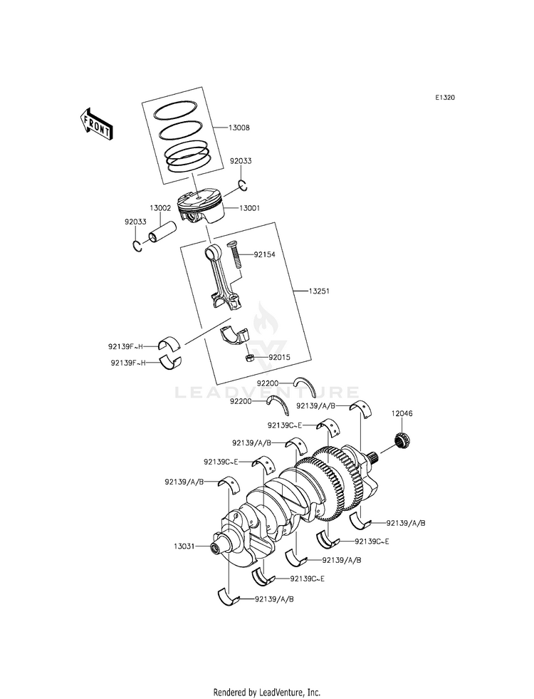 Crankshaft/Piston(S) Schematic