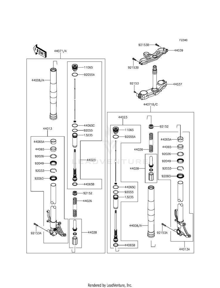 Front Fork Schematic