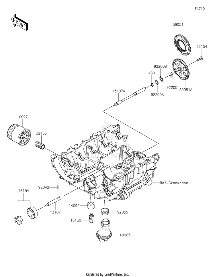 Oil Pump/Oil Filter Schematic