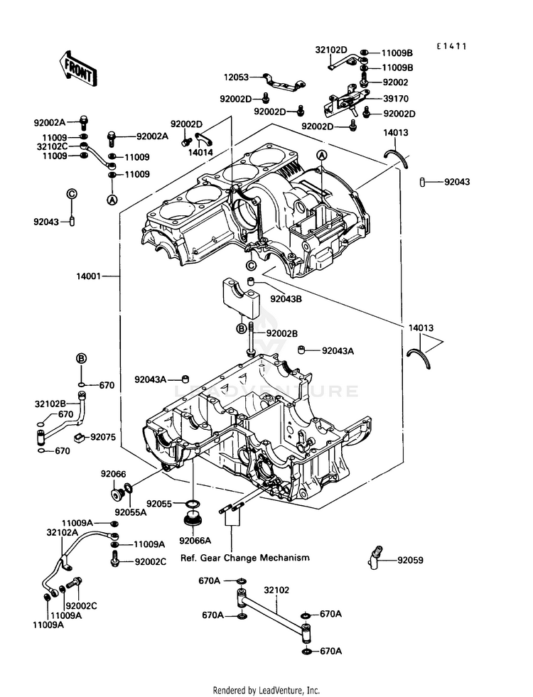Crankcase Schematic
