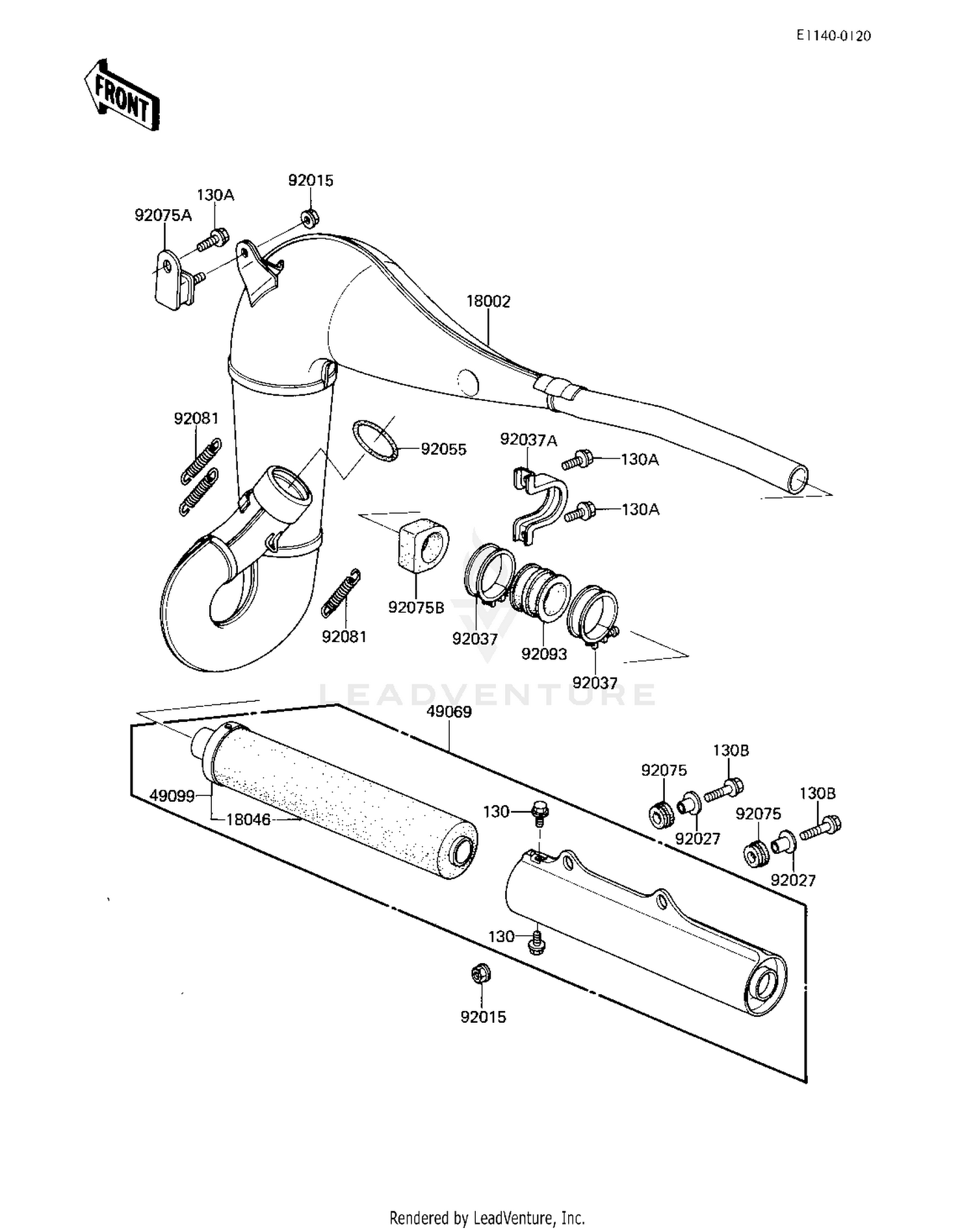 MUFFLER ('83 A1)