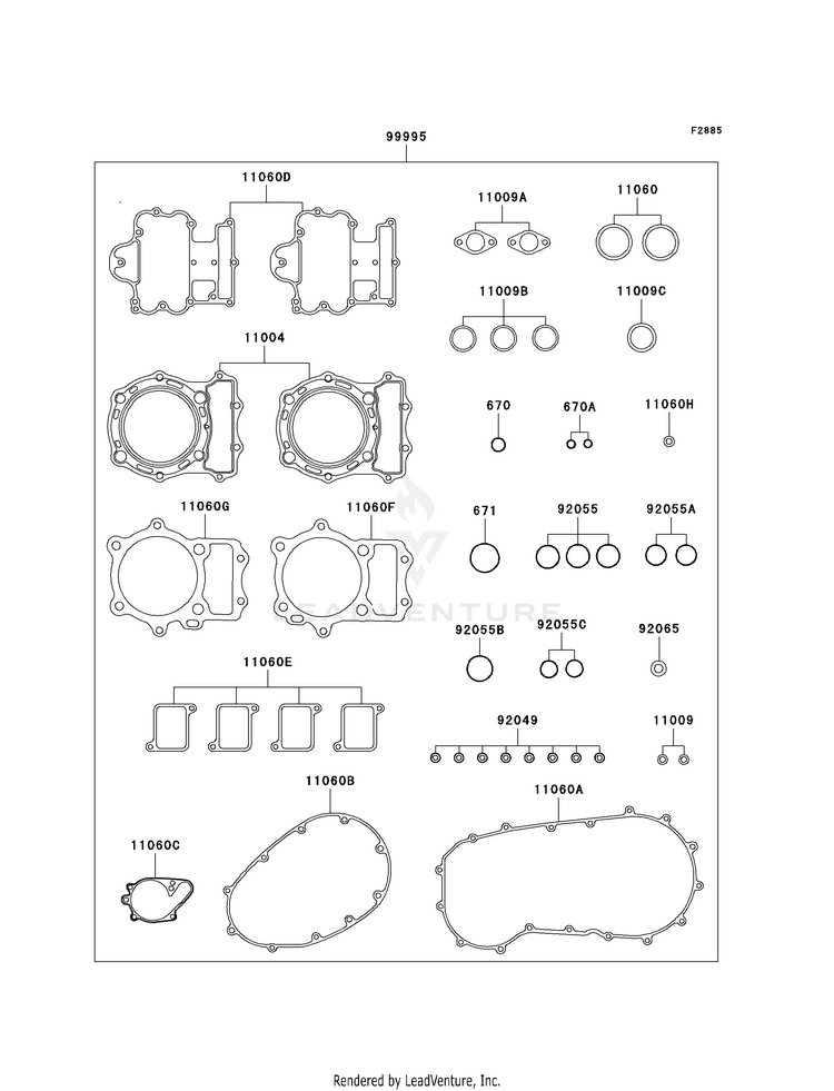 Gasket Kit Schematic
