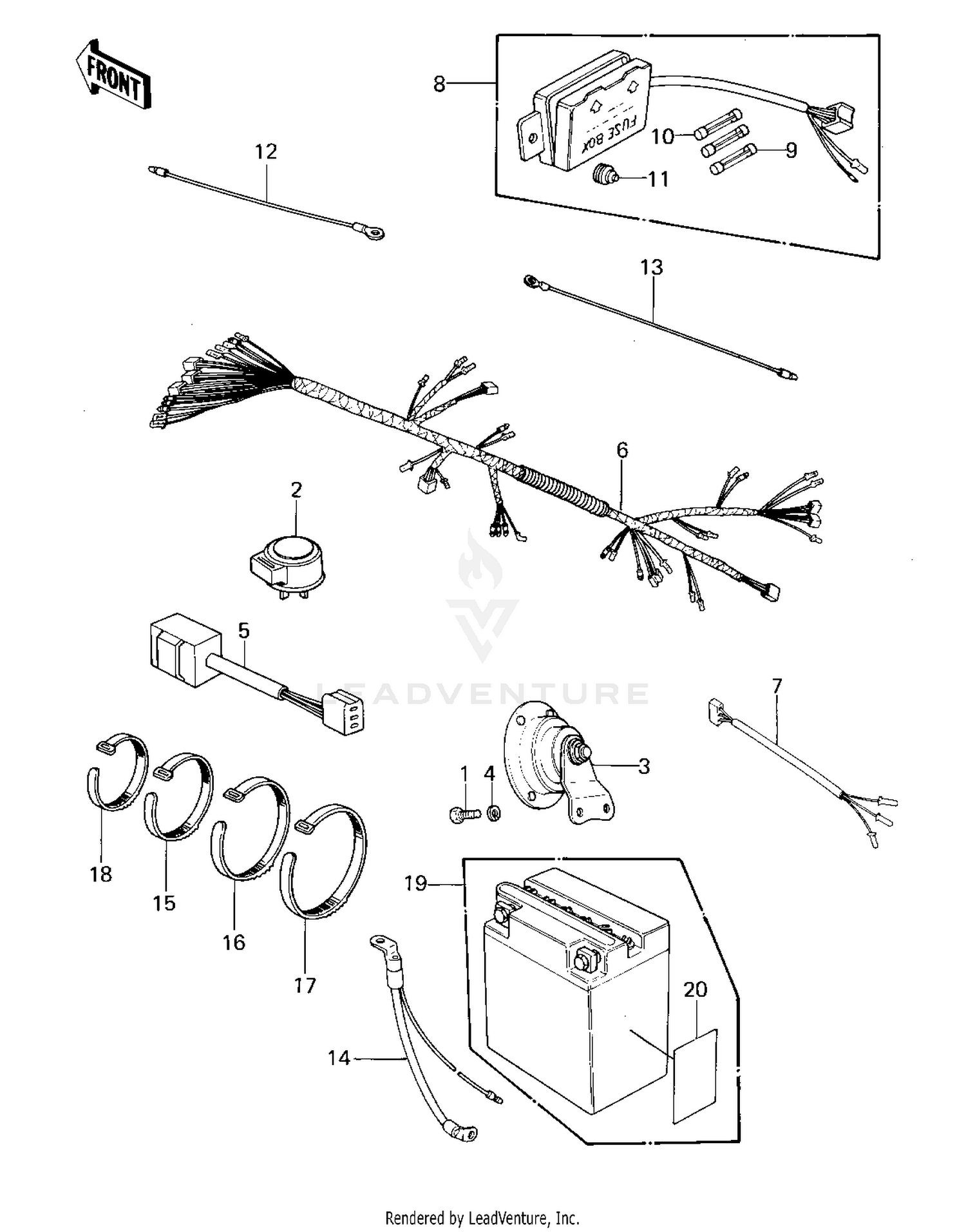 CHASSIS ELECTRICAL EQUIPMENT ('80 A1)