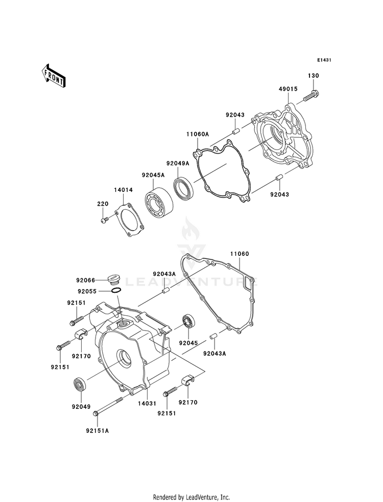 Engine Cover(S) Schematic