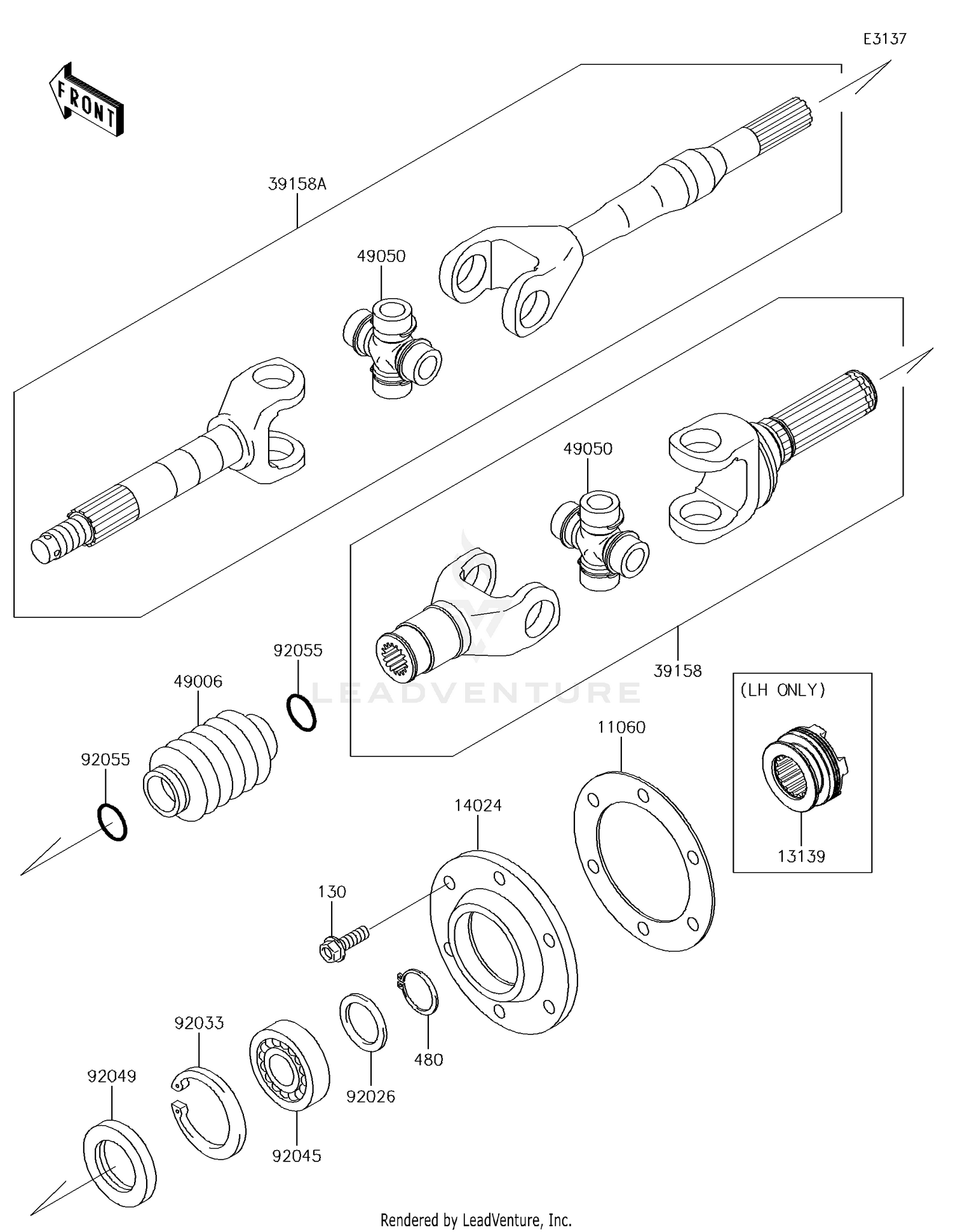 Drive Shaft-Rear