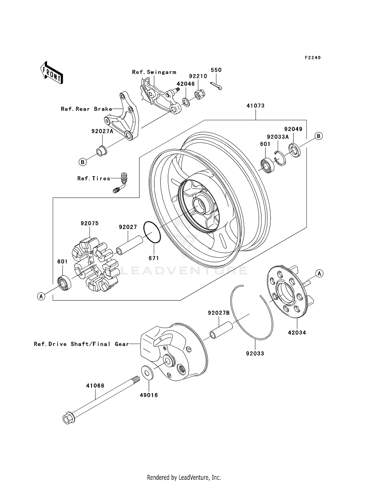 REAR WHEEL/CHAIN