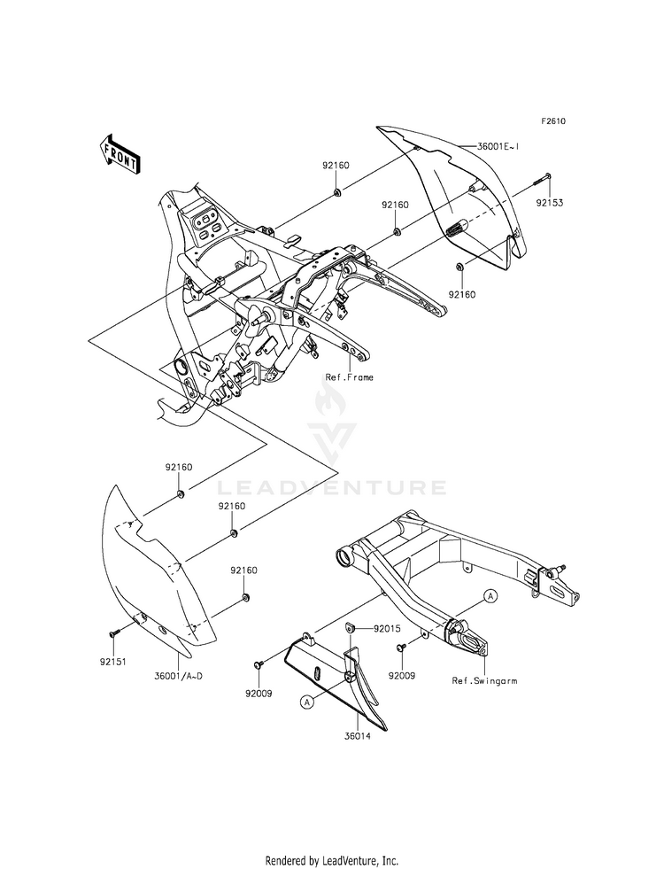 Side Covers/Chain Cover Schematic