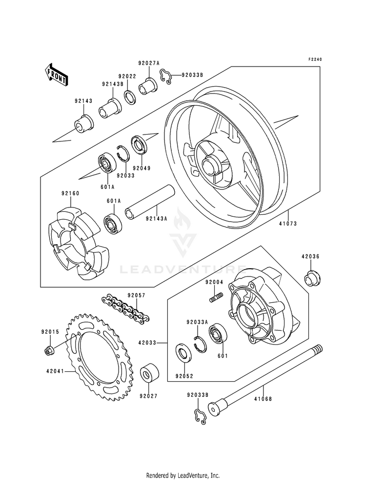 Rear Hub Schematic