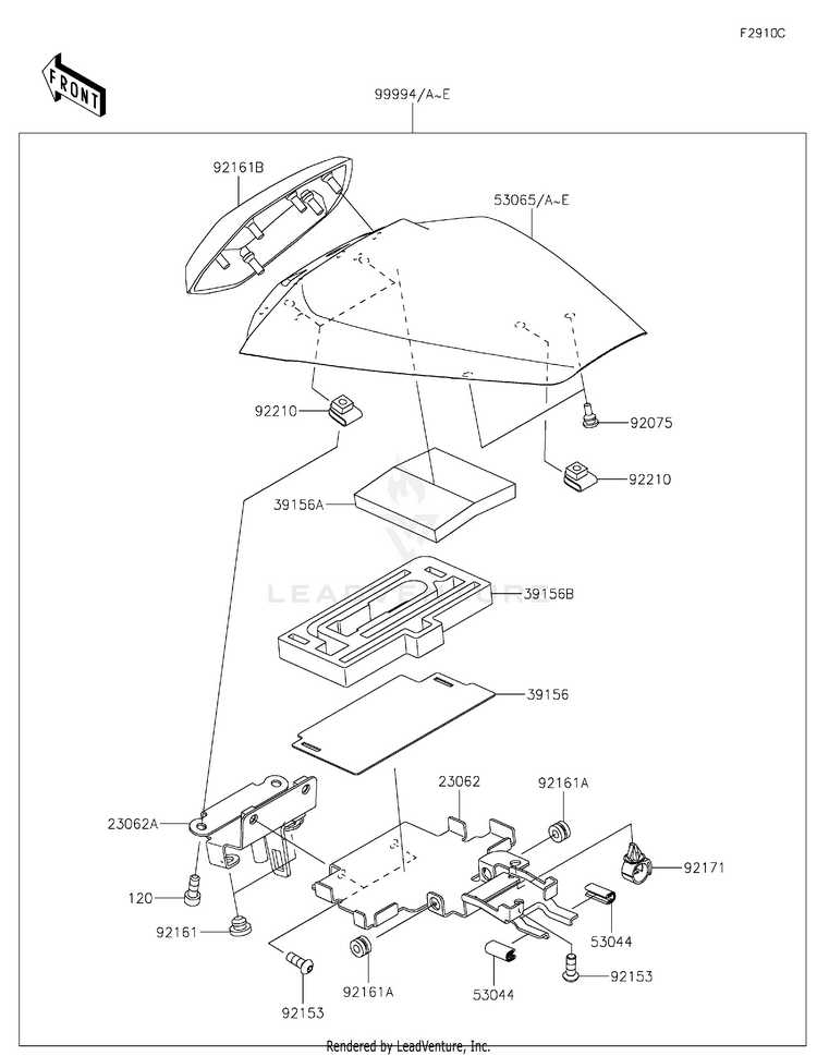 Accessory(Pillion Seat Cover) Schematic