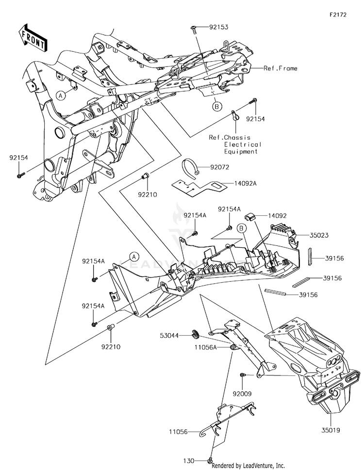 Rear Fender(S) Schematic
