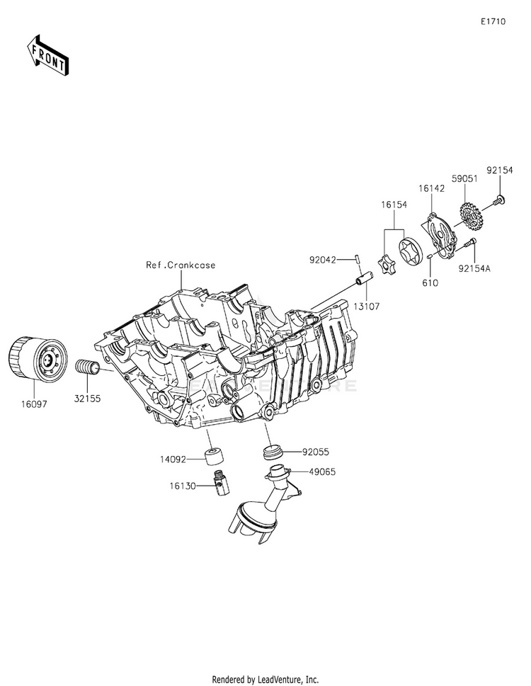 Oil Pump/Oil Filter Schematic