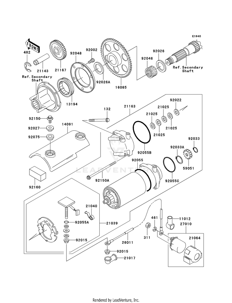Starter Motor Schematic