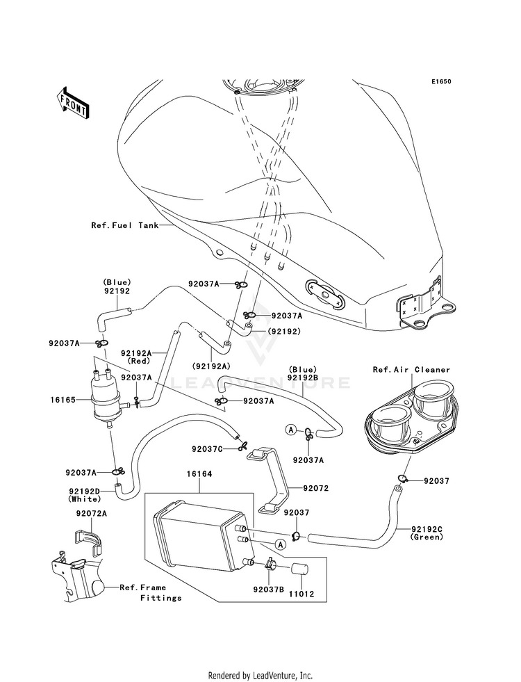 Fuel Evaporative System (Ca) Schematic