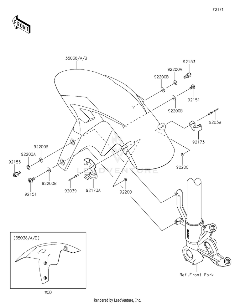 Front Fender(S) Schematic