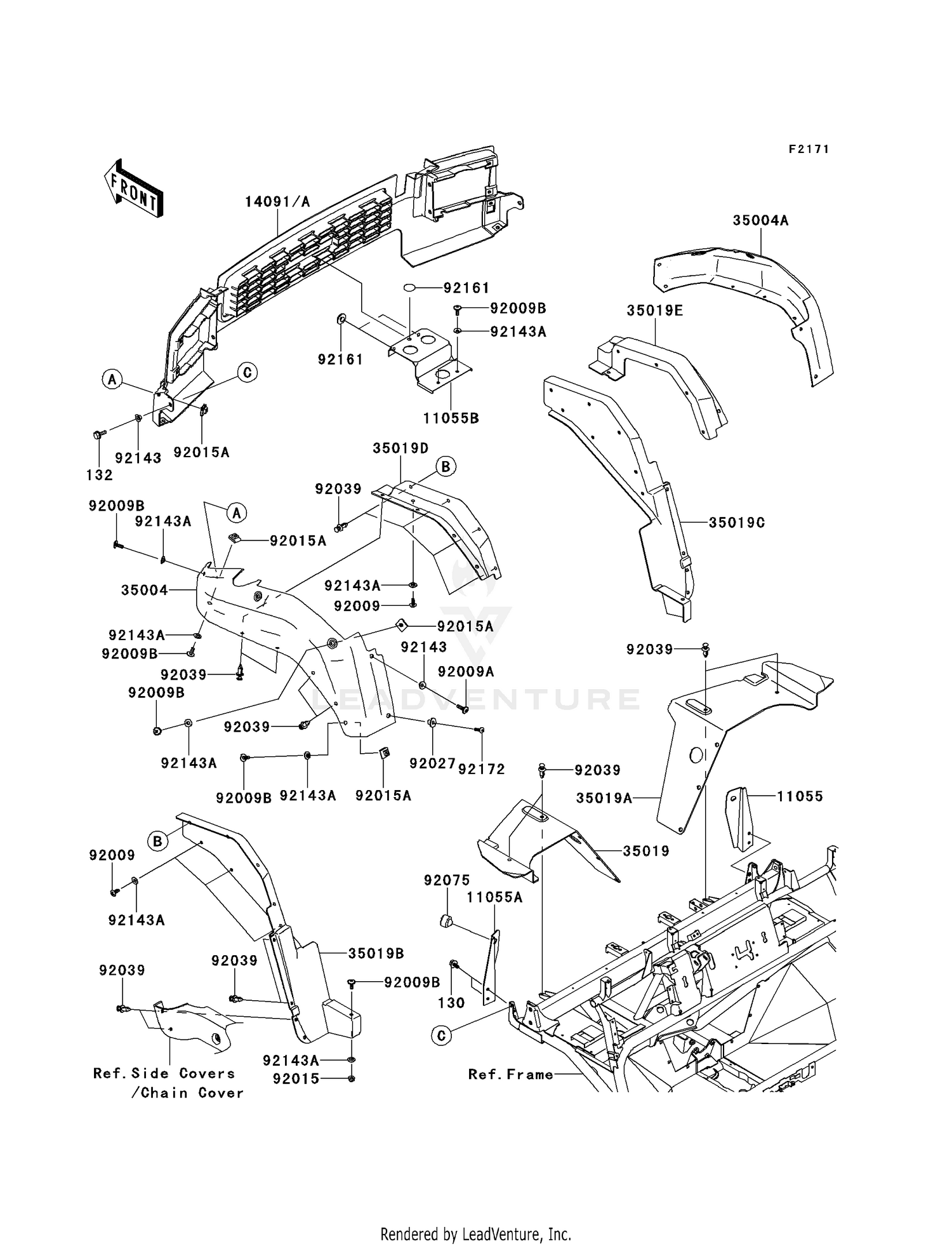 FRONT FENDER(S)(F9F-FBF)