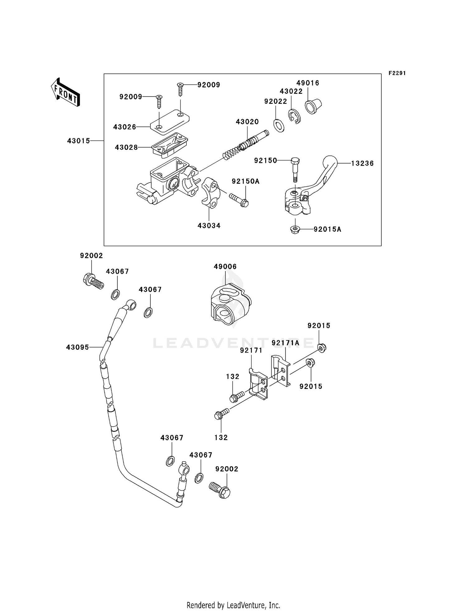 FRONT MASTER CYLINDER