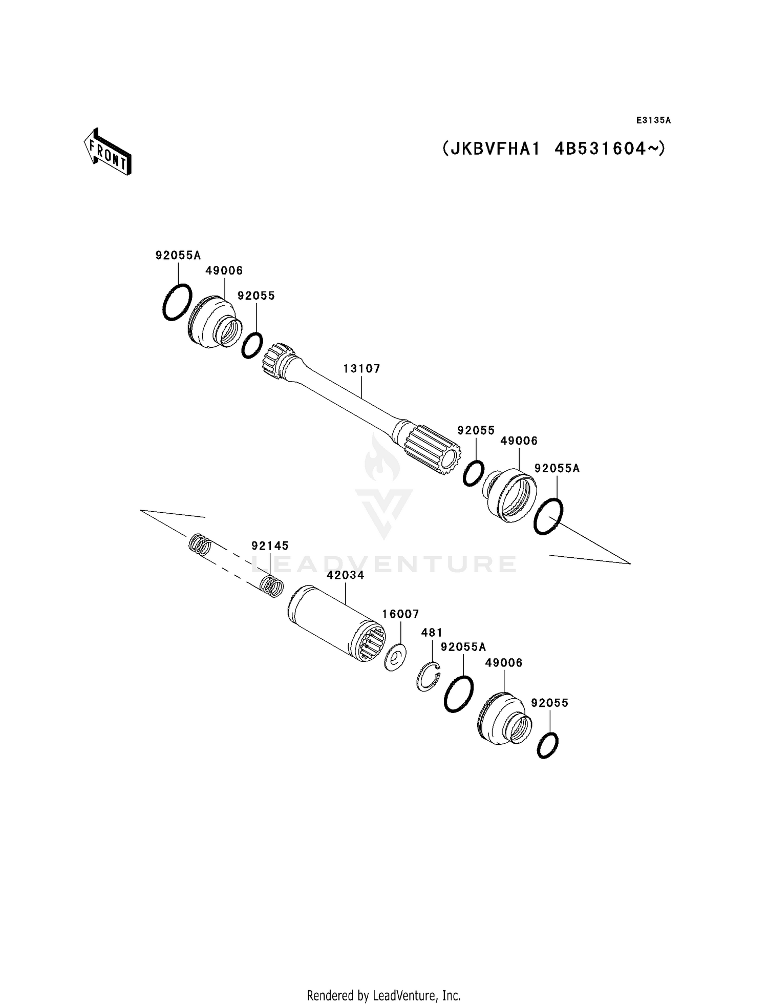 DRIVE SHAFT-PROPELLER (A2/A3)