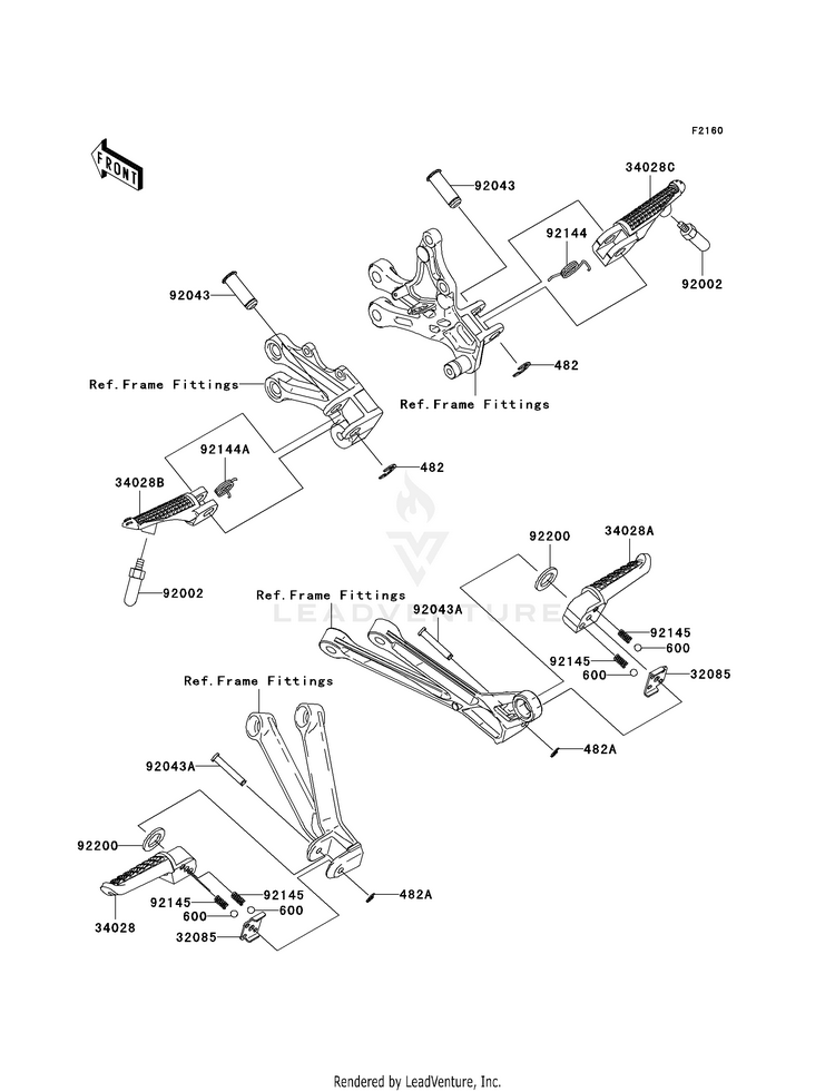 Footrests Schematic