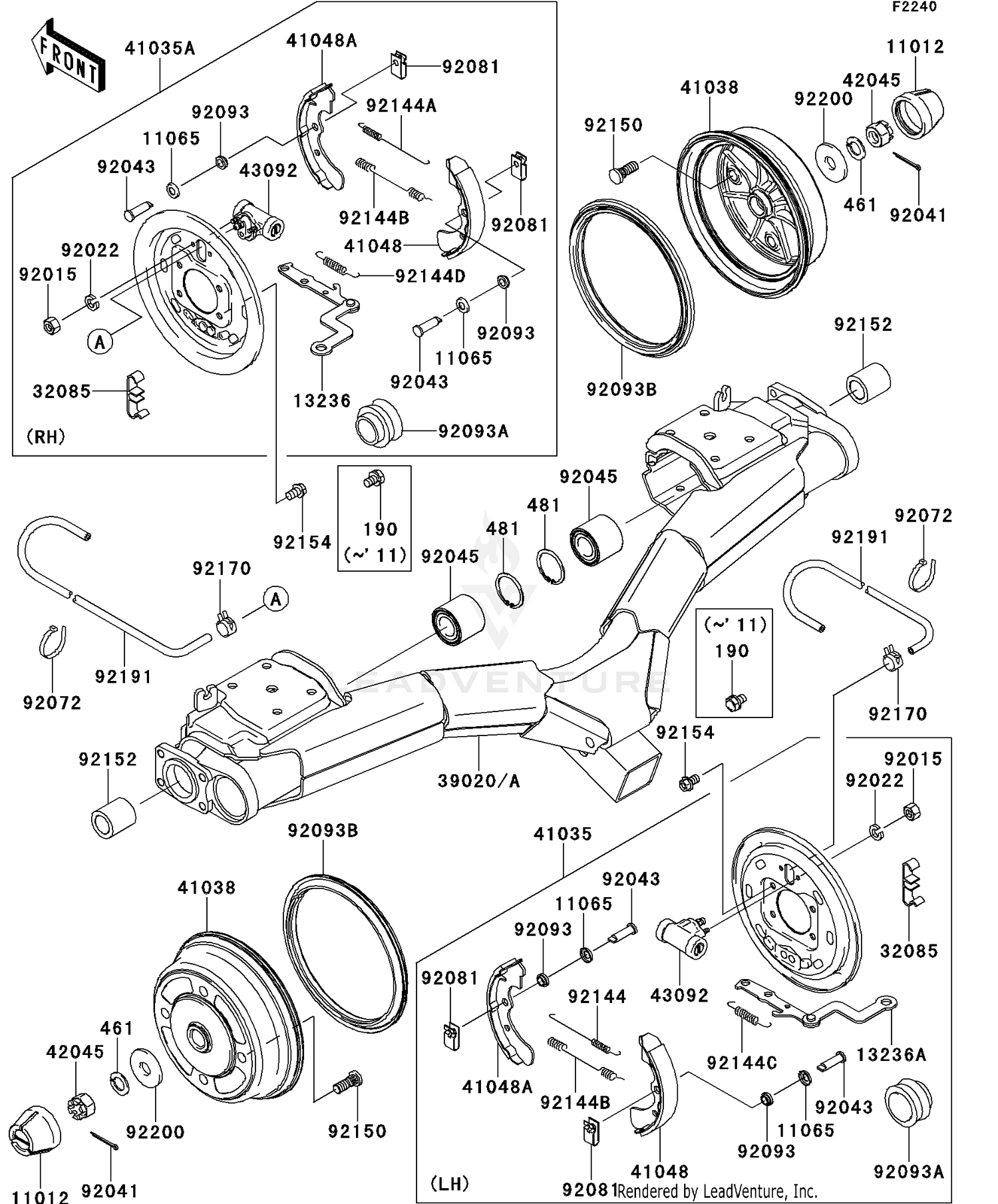 Rear Hubs/Brakes