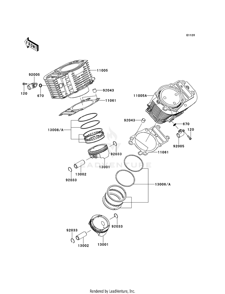 Cylinder/Piston(S) Schematic