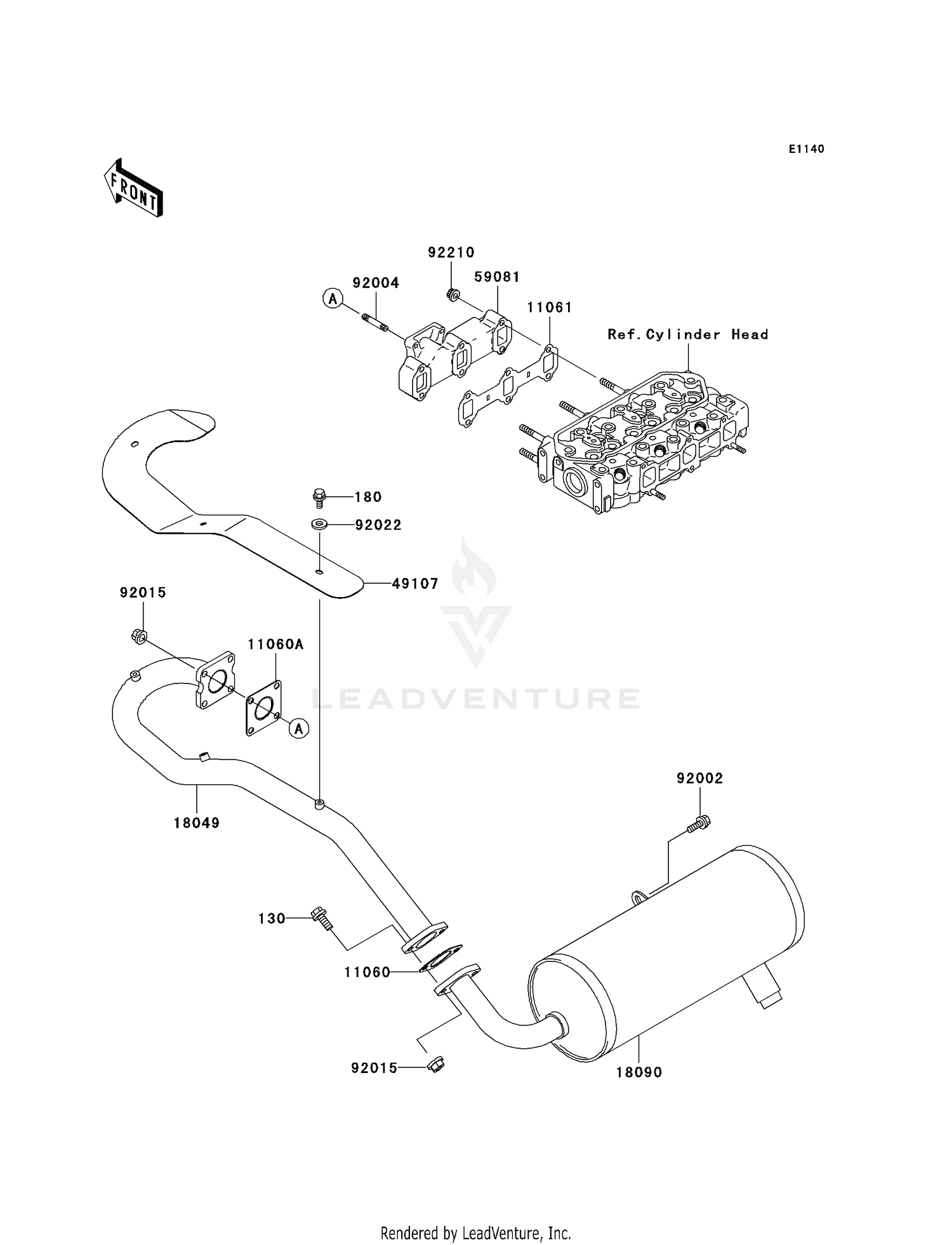 18049-1944 PIPE-EXHAUST