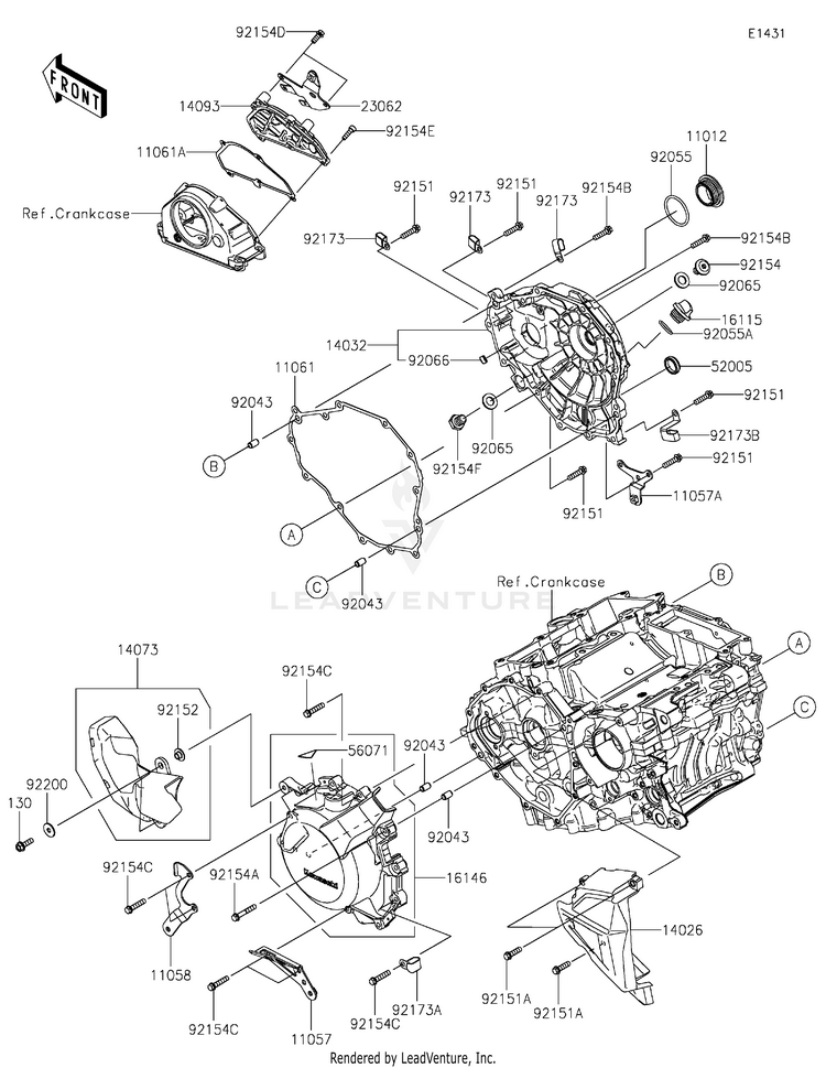 Engine Cover(S) Schematic