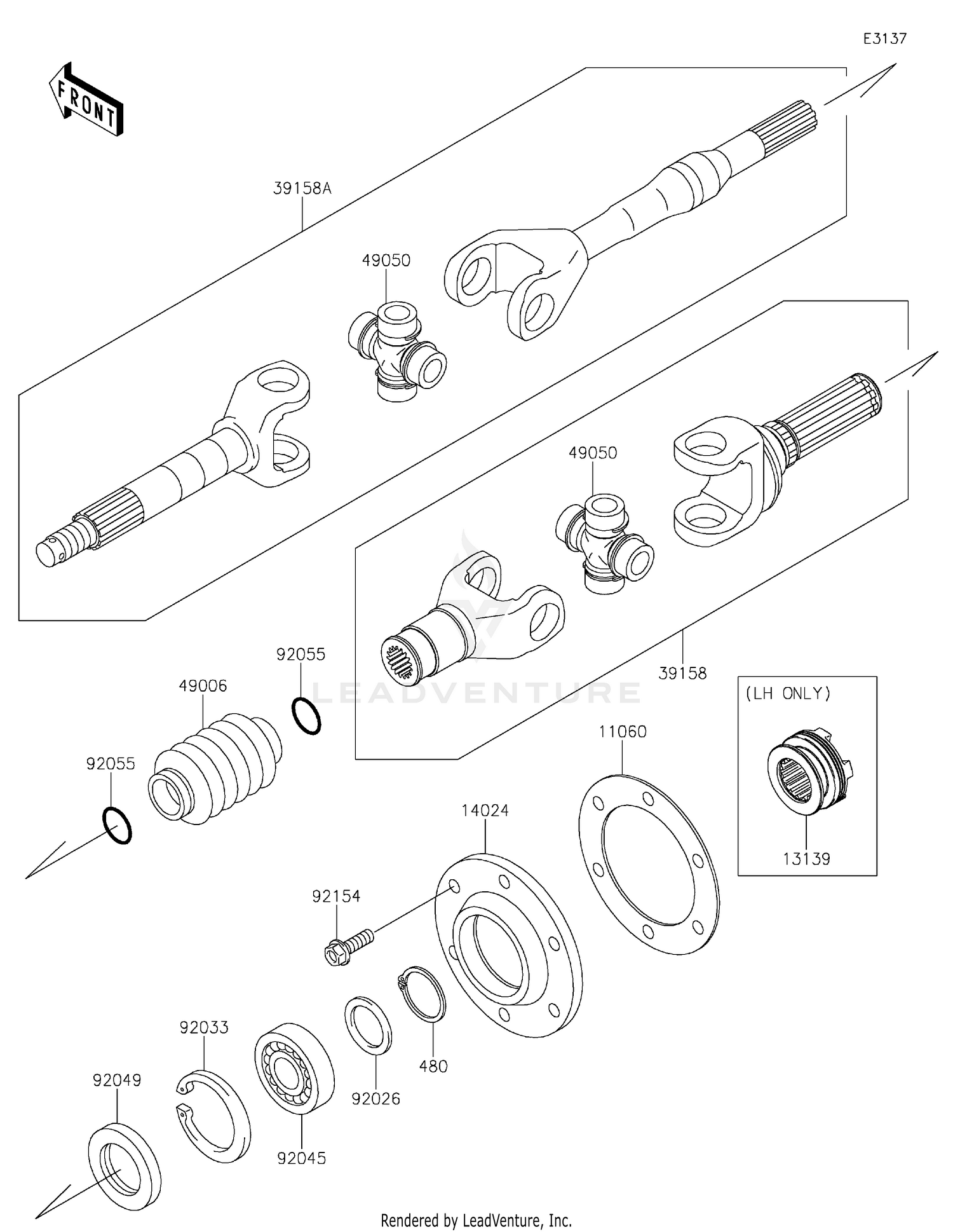 Drive Shaft-Rear