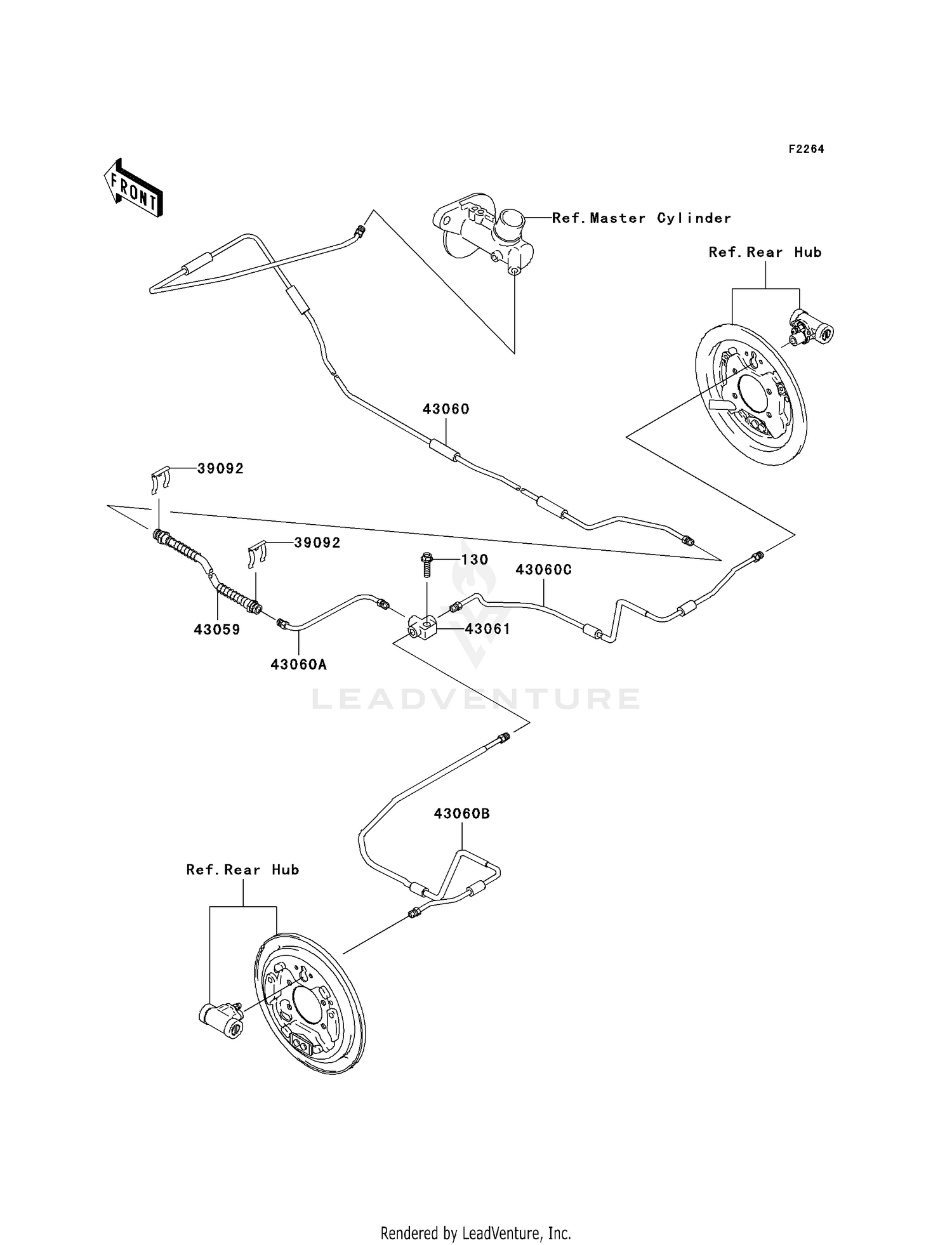 REAR BRAKE PIPING
