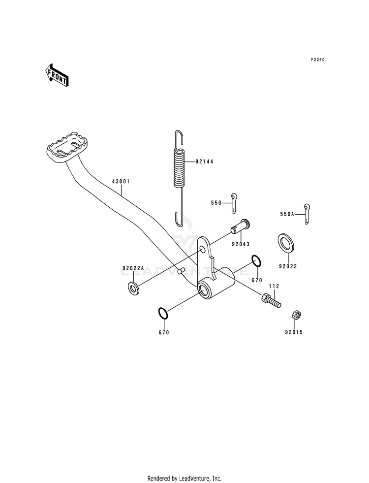 Brake Pedal Schematic