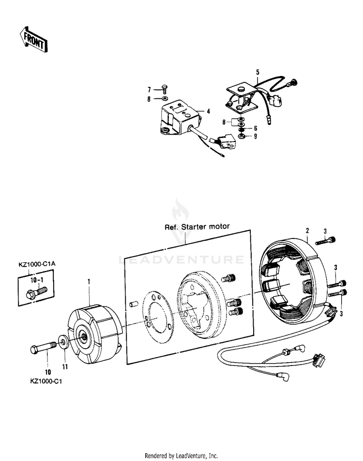 Generator/Regulator ('78 C1/C1a) Schematic