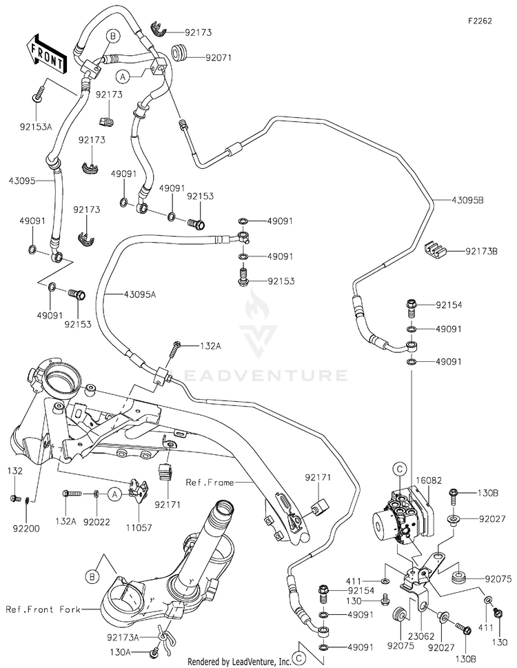 Brake Piping Schematic