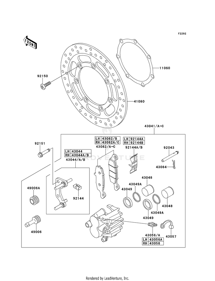 Front Brake Schematic