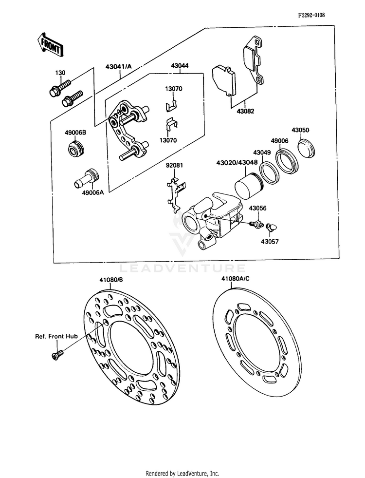 Front Brake Schematic