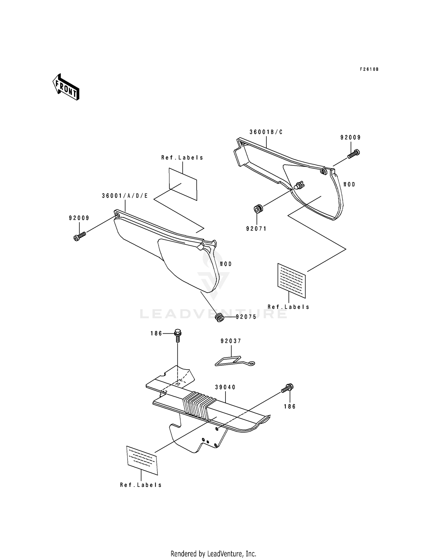 SIDE COVERS/CHAIN COVER