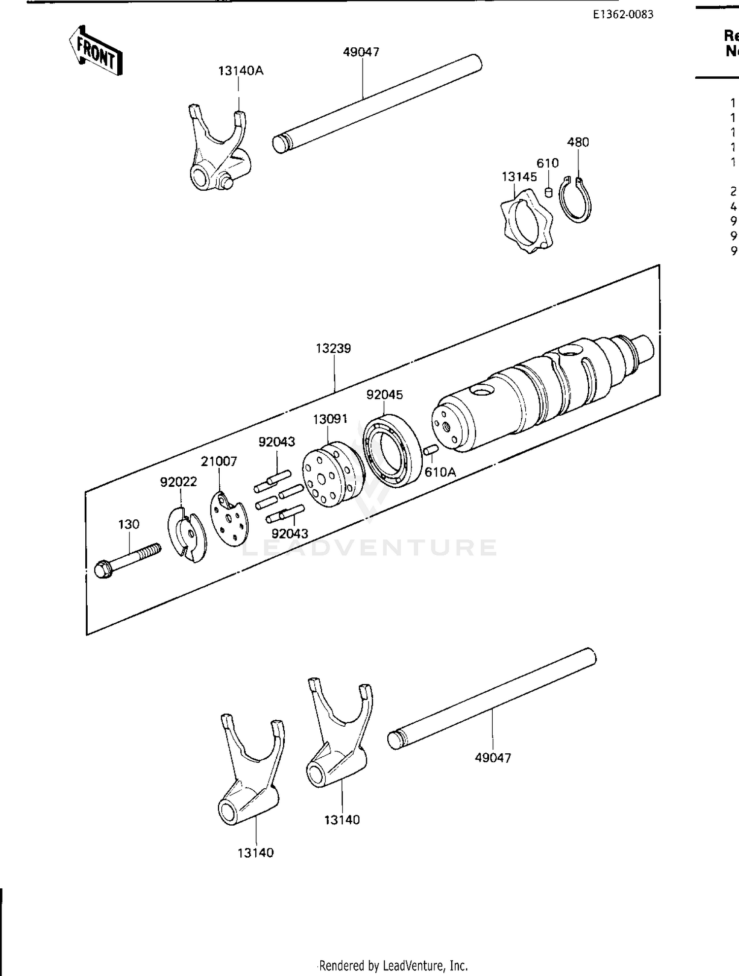 Assembly diagram