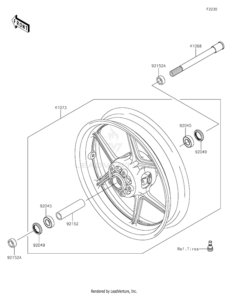 Front Wheel Schematic