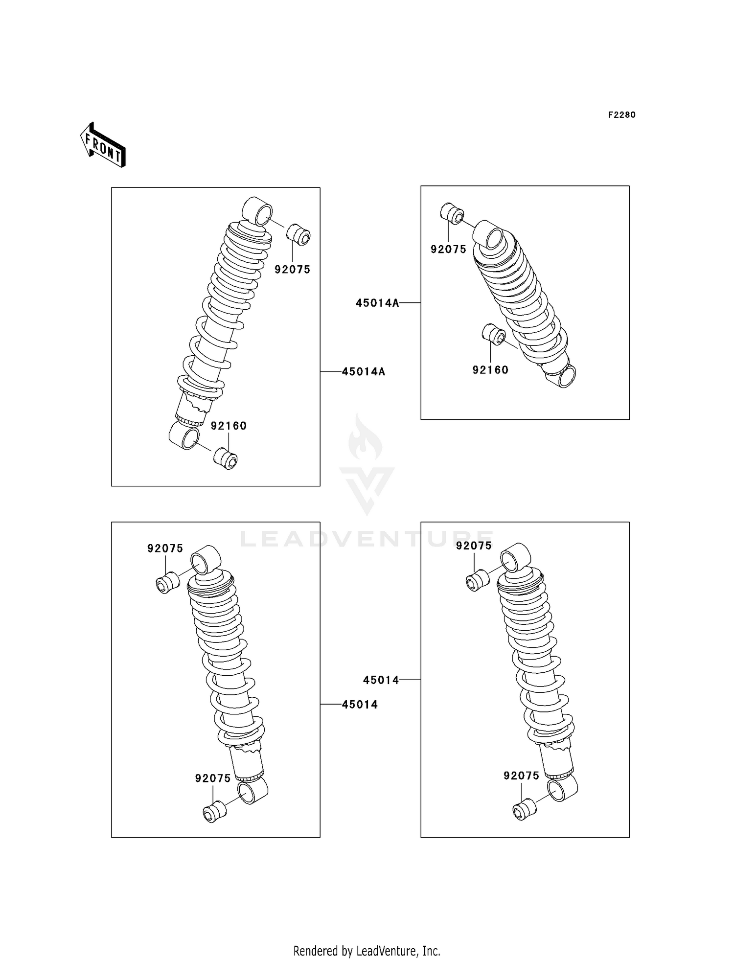 45014-1384 SHOCKABSORBER