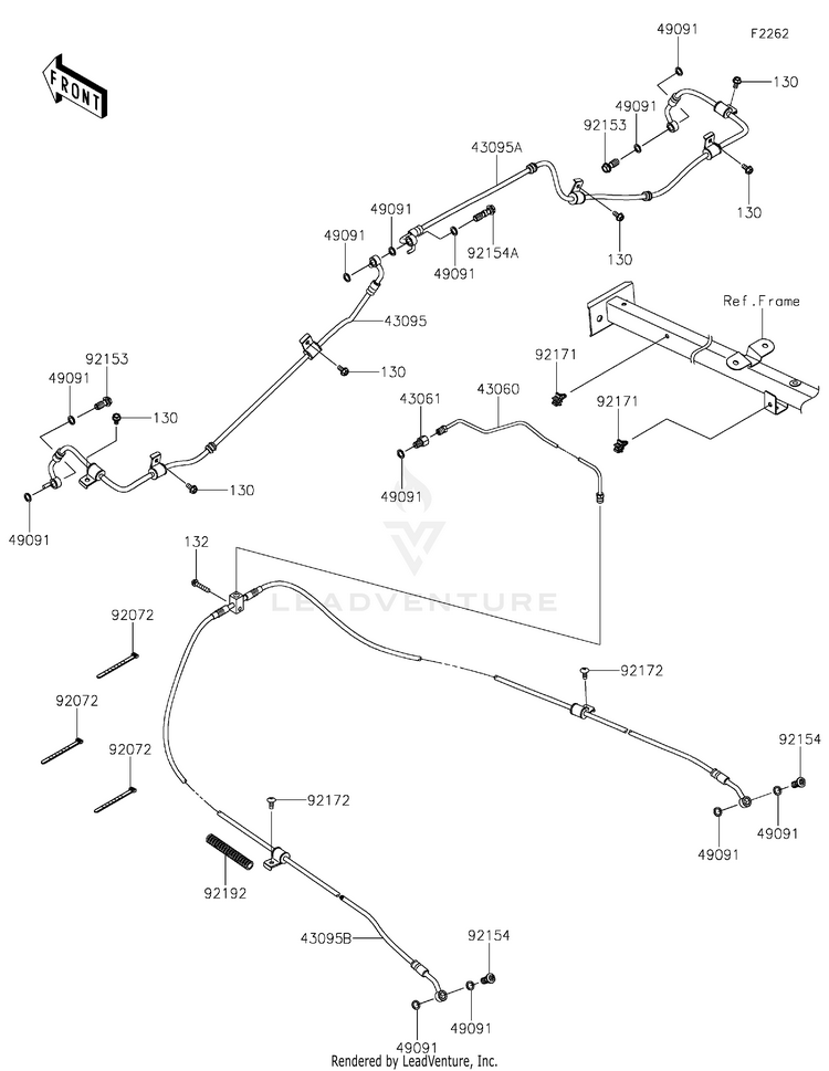 Brake Piping Schematic