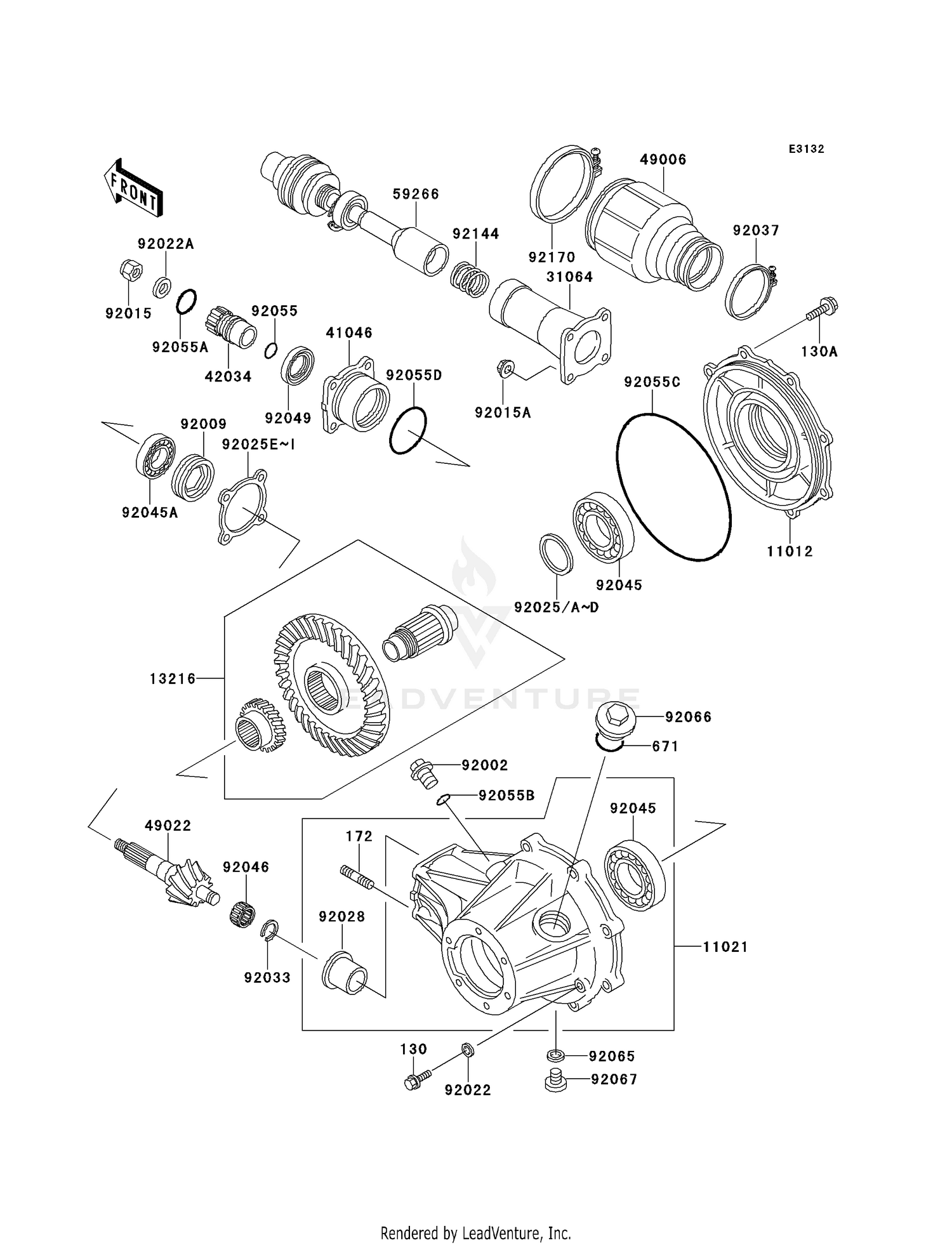 DRIVE SHAFT/FINAL GEAR
