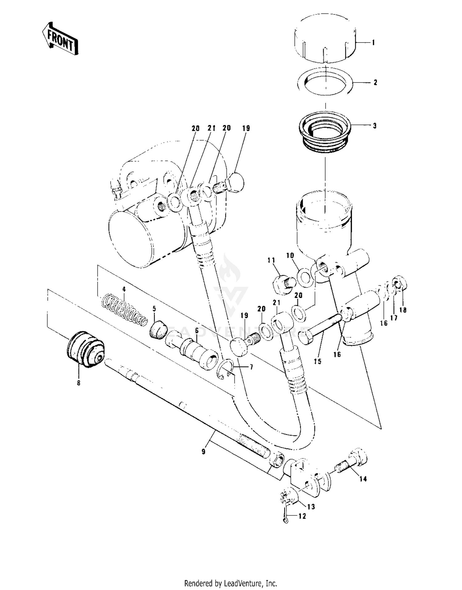 REAR MASTER CYLINDER