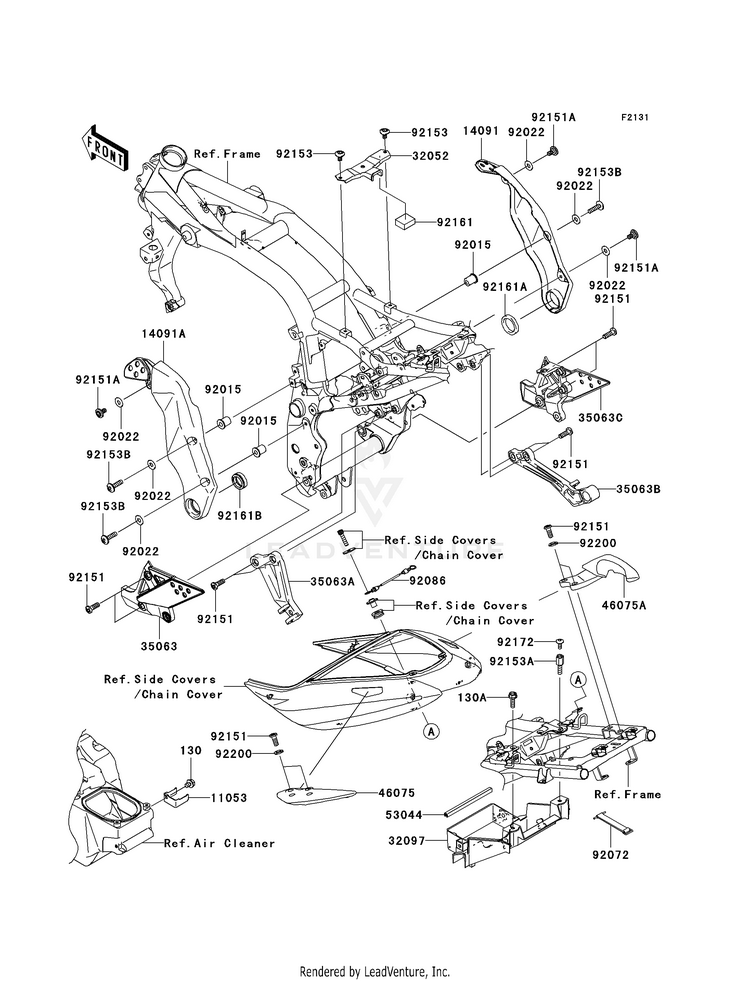 Frame Fittings Schematic