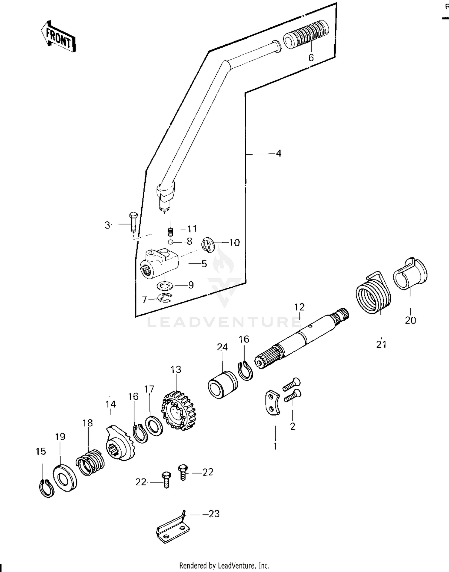KICKSTARTER MECHANISM