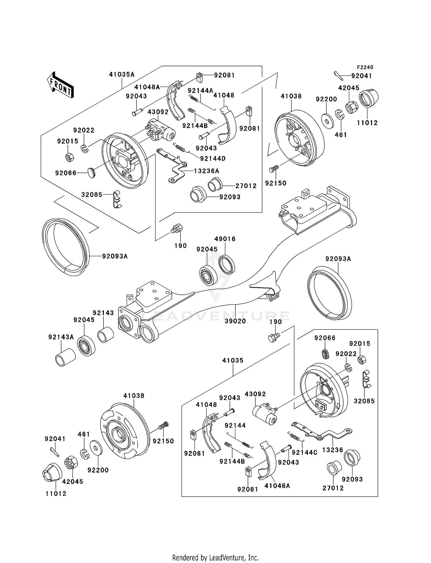REAR HUBS/BRAKES